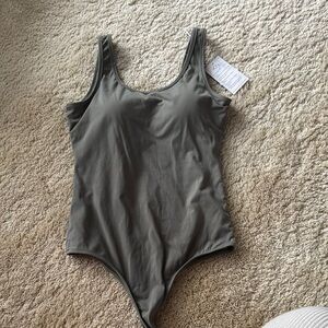 Olive Green Bodysuit